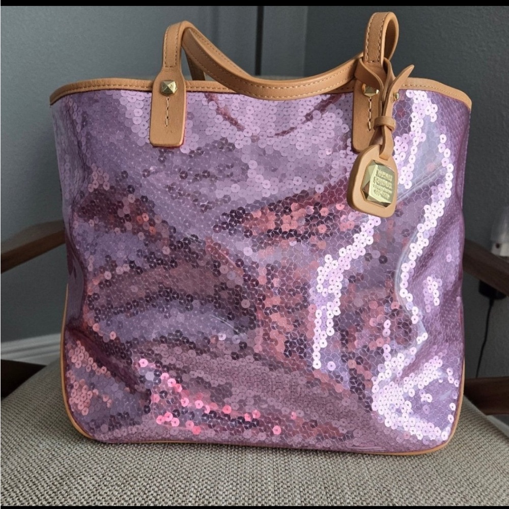 Henri Bendel Pink Sequin Tote Bag